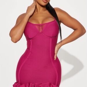 Everly bandage mini dress